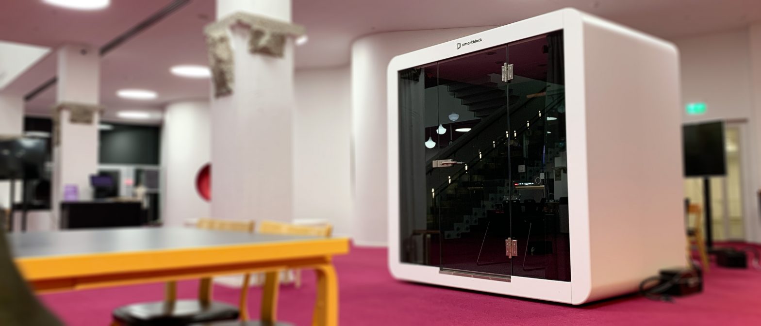 The A Pod Booth in the Learning Centre
