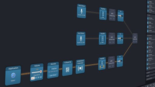 Stylistic screenshot of Audio Hijack