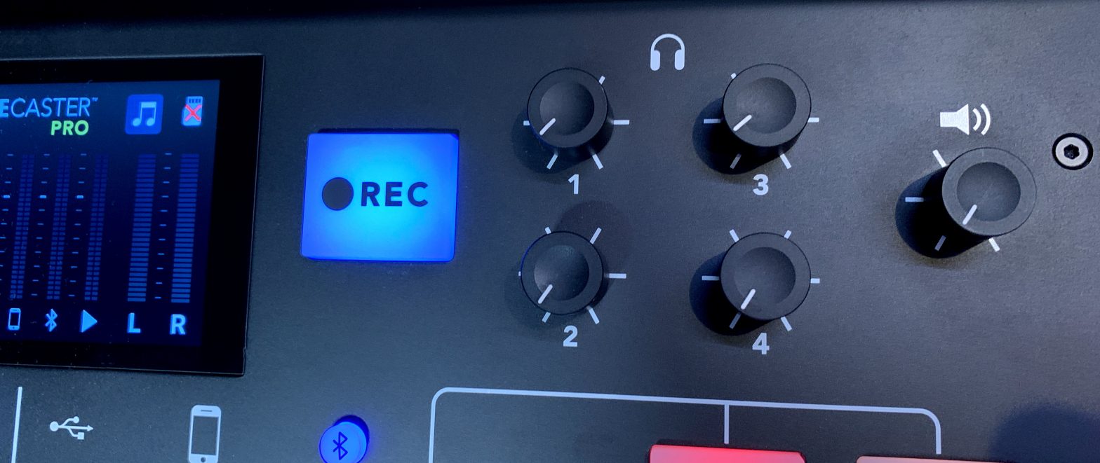 How to record directly on the RØDECaster interface?