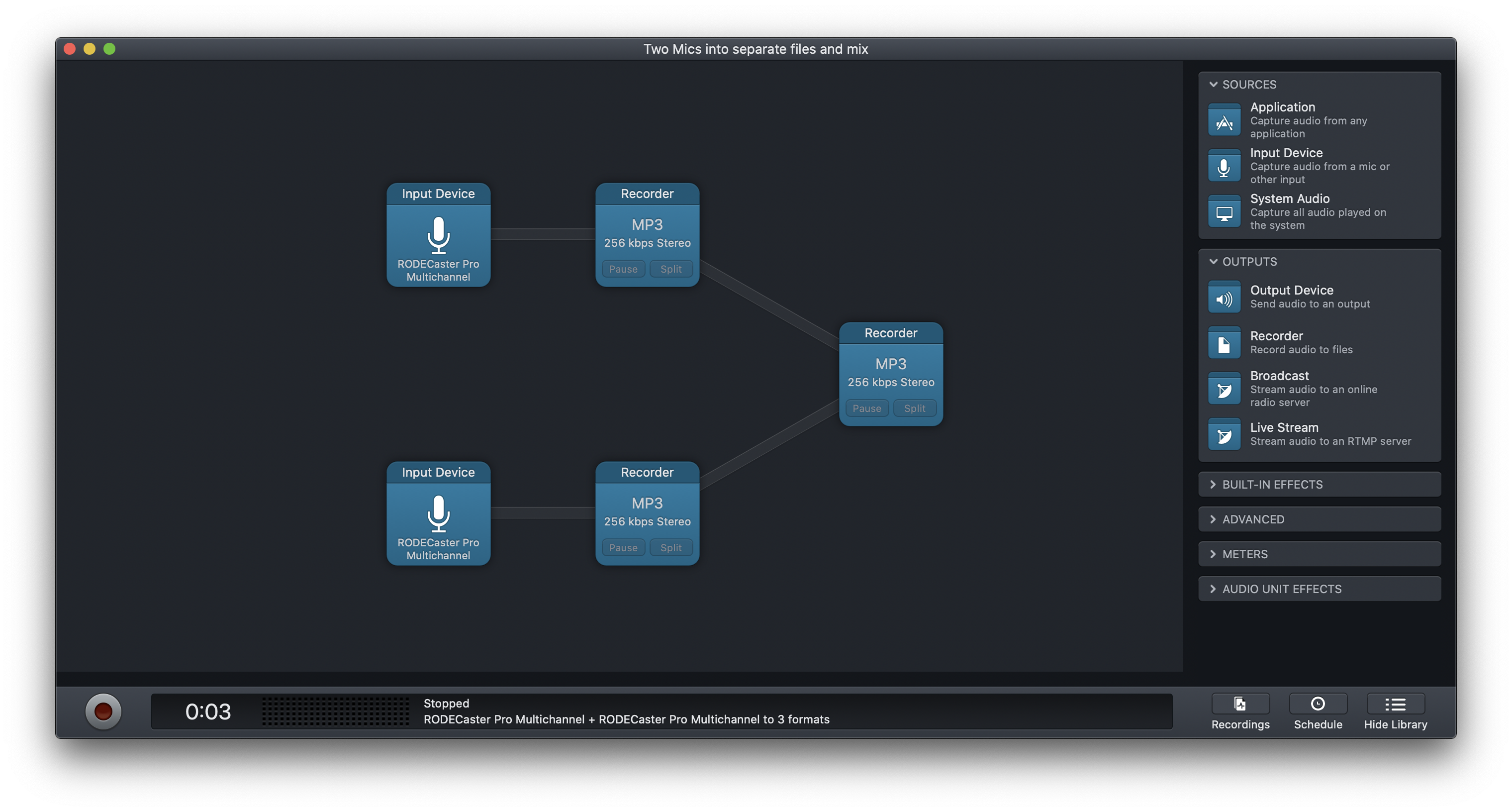 A project flow