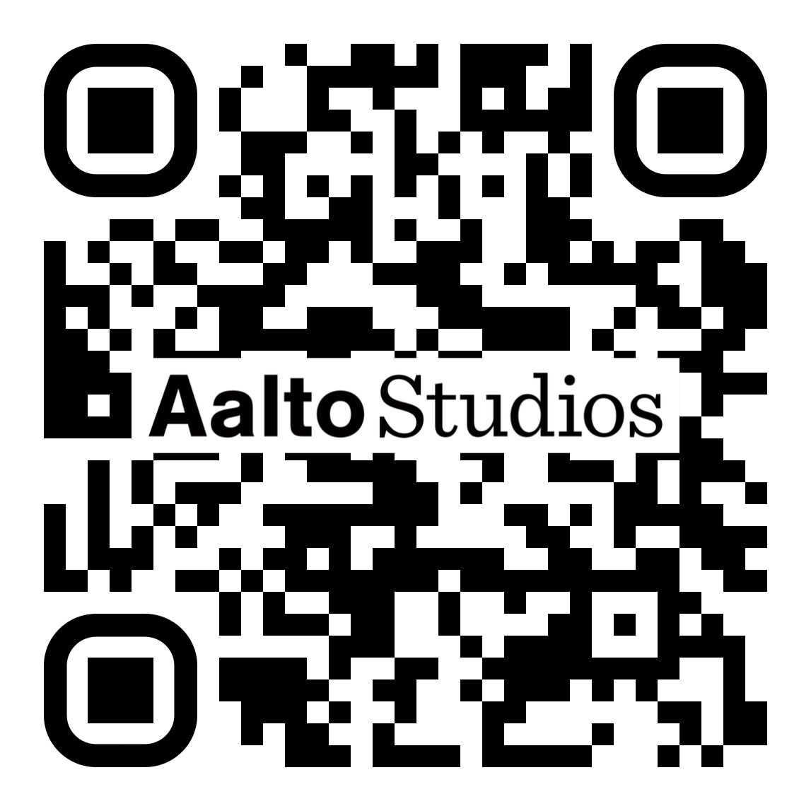 QR Code for Aalto Studios web site