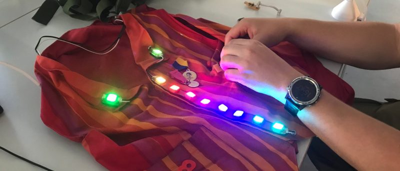 LED Vest by Arthur Tollet