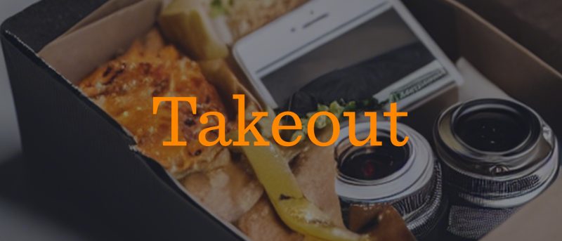 Image depicting takeout food and lenses