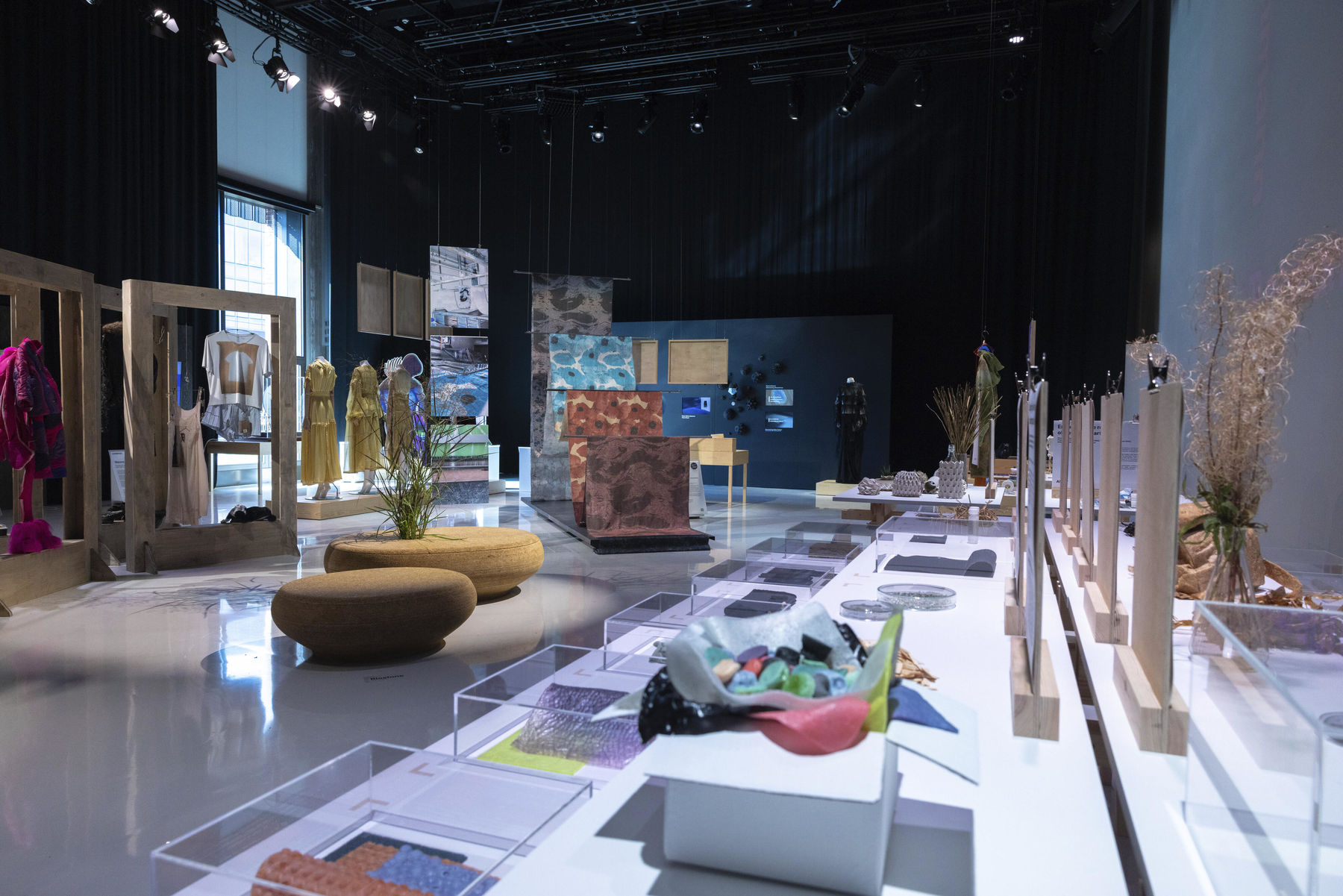 View of Designs for a Cooler Planet exhibition
