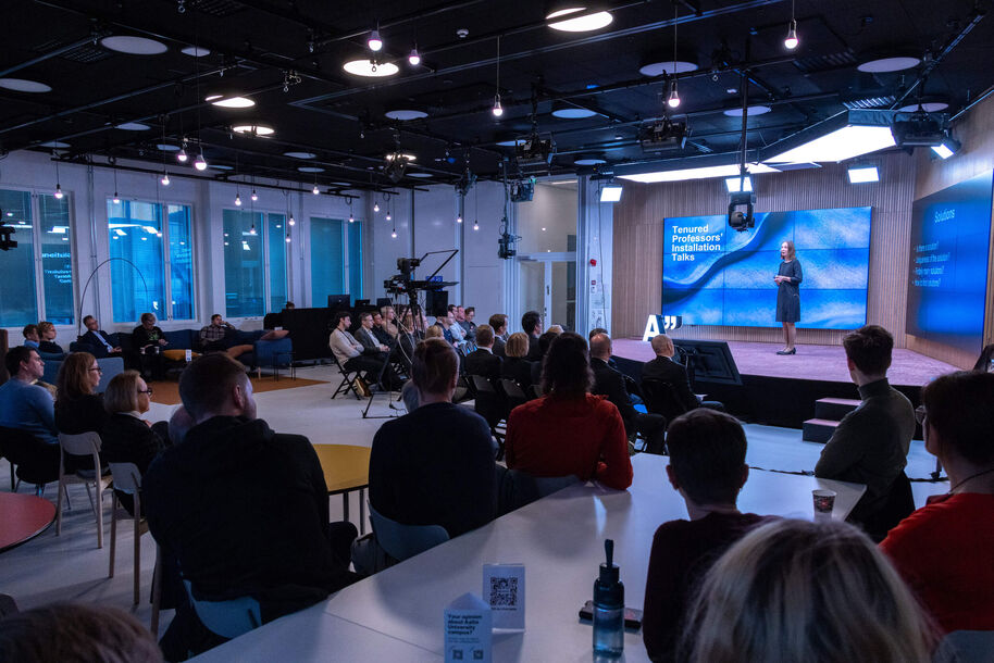 View of an event at the Teaching Studio